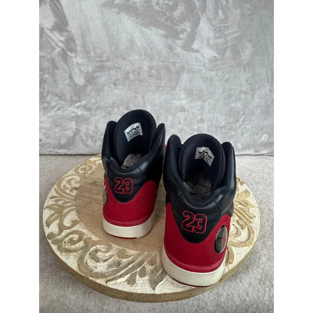 Jordan Flight‎ Club 91 Mens Black Red White Basketball Shoes 819472-001
